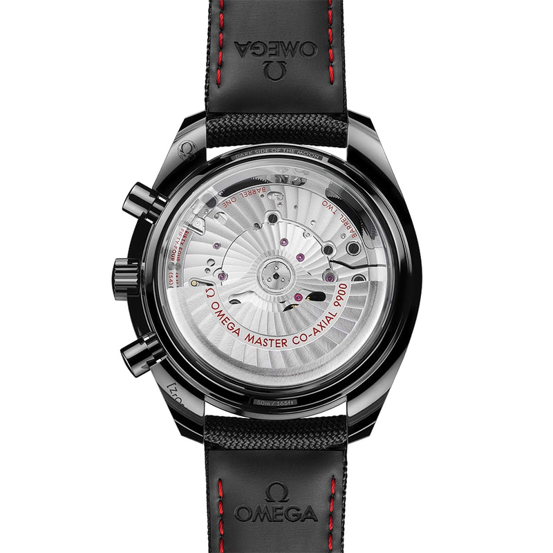 OMEGA Speedmaster "Dark Side of the Moon" Black Ceramic Fabric Strap Watch - Berry's Jewellers