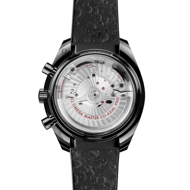 OMEGA Speedmaster "Dark Side of the Moon" Black Ceramic Rubber Strap Watch - Berry's Jewellers