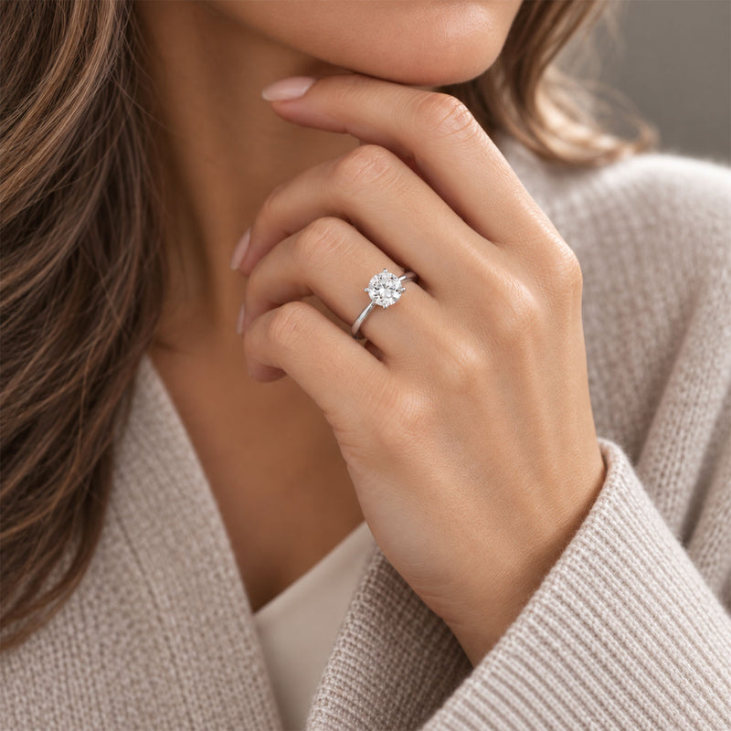 Berry's Platinum Round Brilliant Diamond Solitaire Engagement Ring - Berry's Jewellers