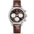 OMEGA Speedmaster 38mm Brown Dial & Diamond Set Chronograph Watch - Berry's Jewellers