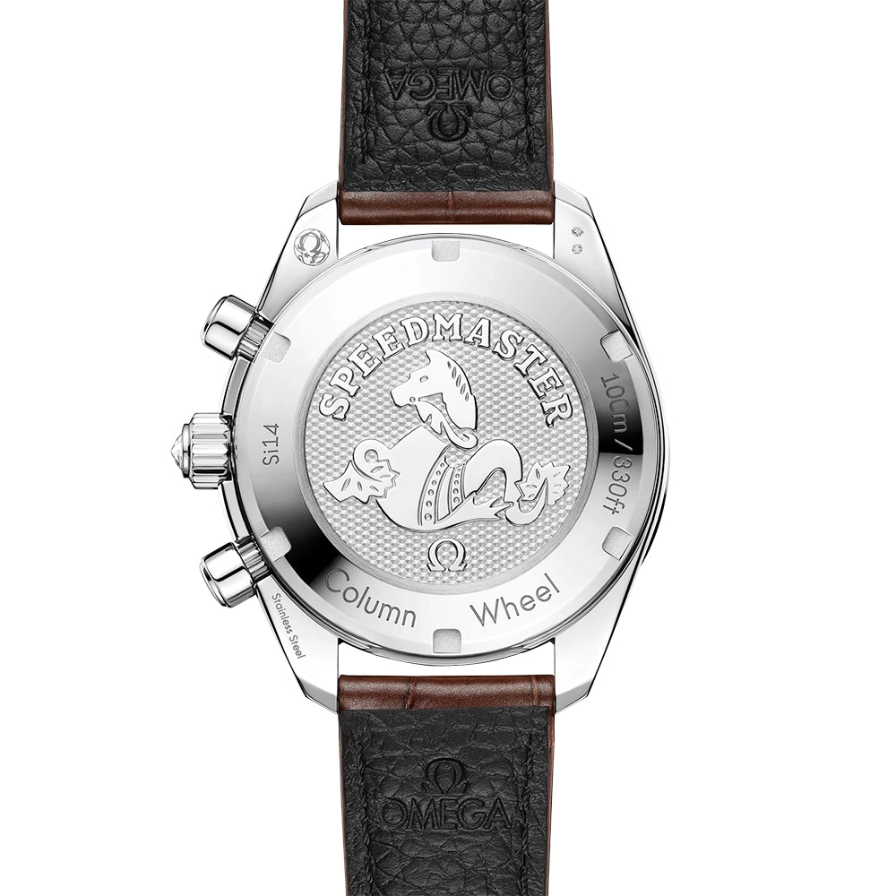 OMEGA Speedmaster 38mm Brown Dial & Diamond Set Chronograph Watch - Berry's Jewellers
