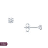 Berry's 18ct White Gold 0.30 Carat Solitaire Diamond Stud Earrings - Berry's Jewellers