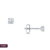 Berry's 18ct White Gold 0.40 Carat Solitaire Diamond Stud Earrings - Berry's Jewellers
