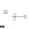 Berry's 18ct White Gold 1.00 Carat Diamond Solitaire Stud Earrings - Berry's Jewellers