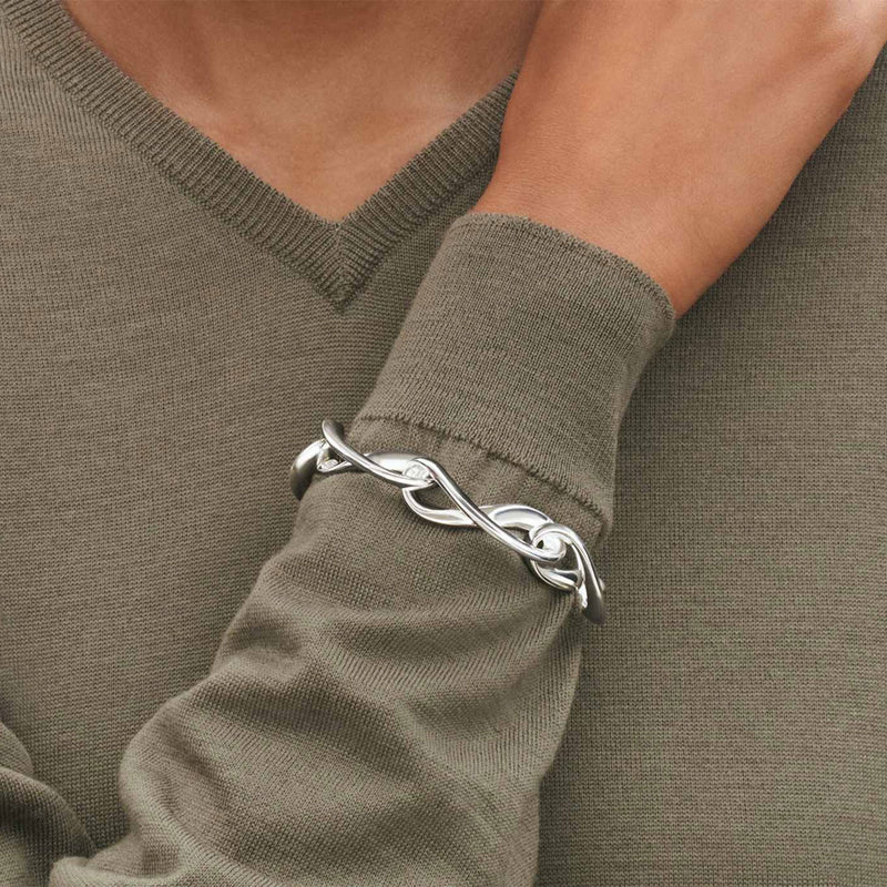 Georg Jensen Infinity Sterling Silver Bracelet - Berry's Jewellers