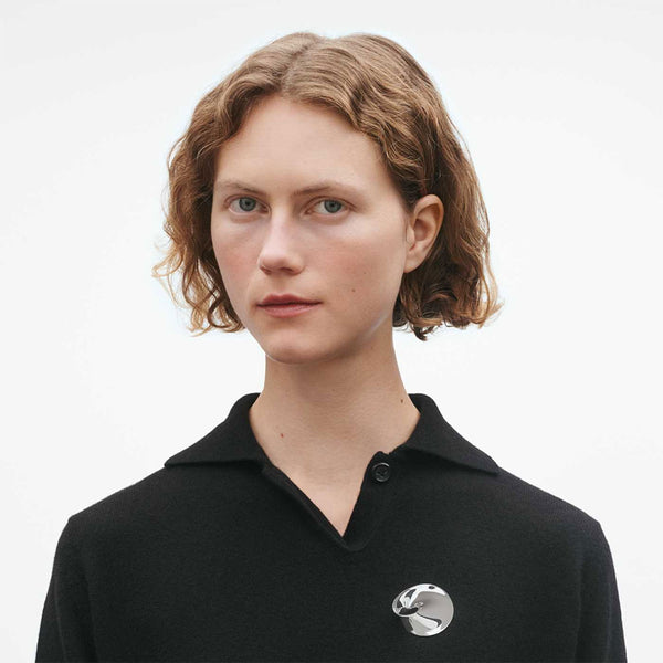 Georg Jensen Mobius Sterling Silver brooch - Berry's Jewellers
