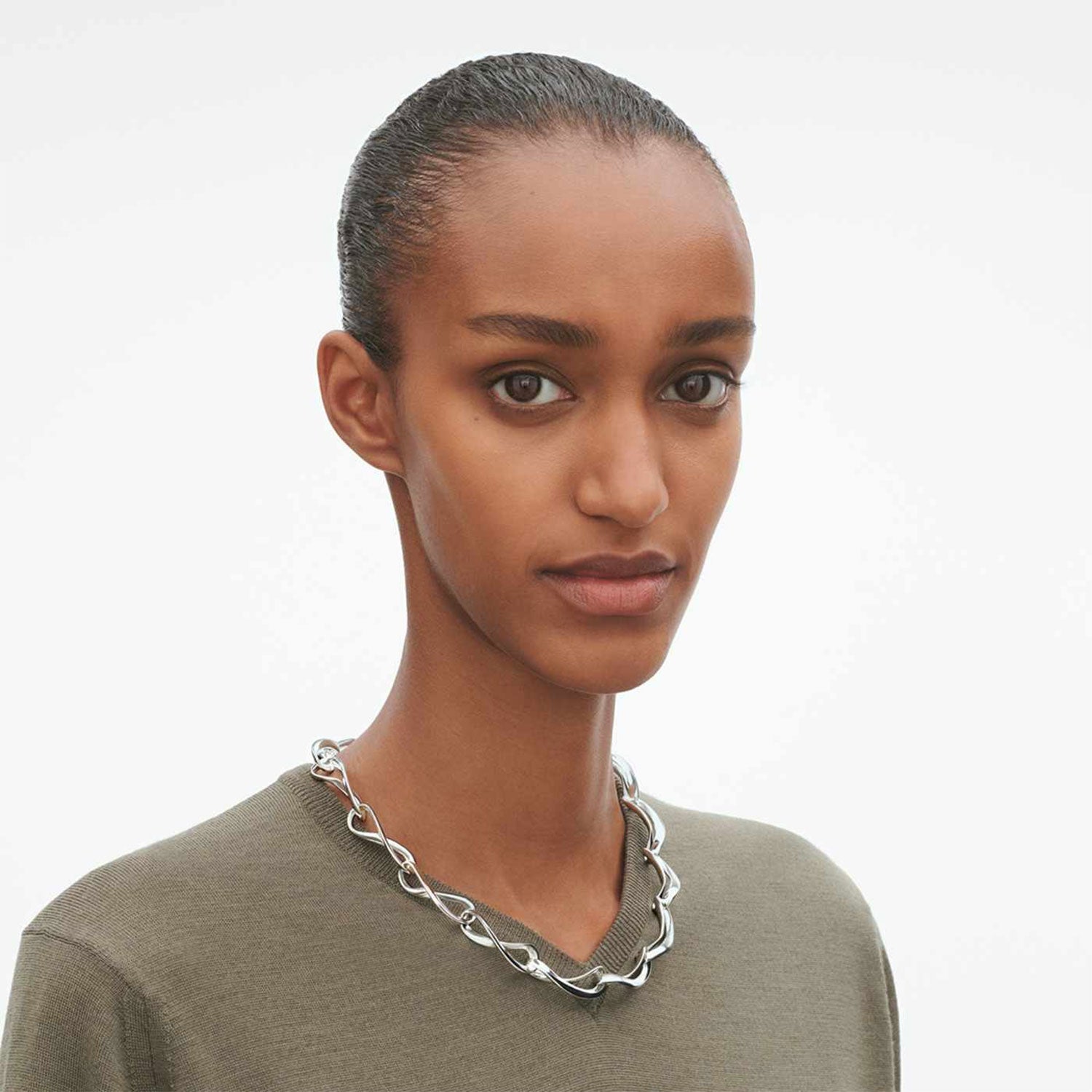 Georg Jensen Infinity Sterling Silver Necklace - Berry's Jewellers