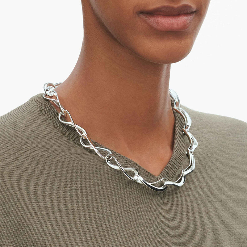 Georg Jensen Infinity Sterling Silver Necklace - Berry's Jewellers