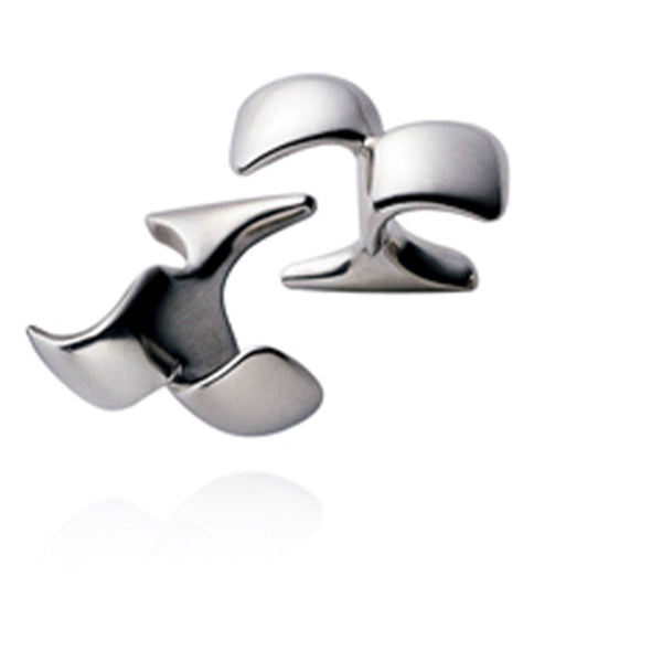 Georg Jensen Wishbone Silver Cufflinks - Berry's Jewellers