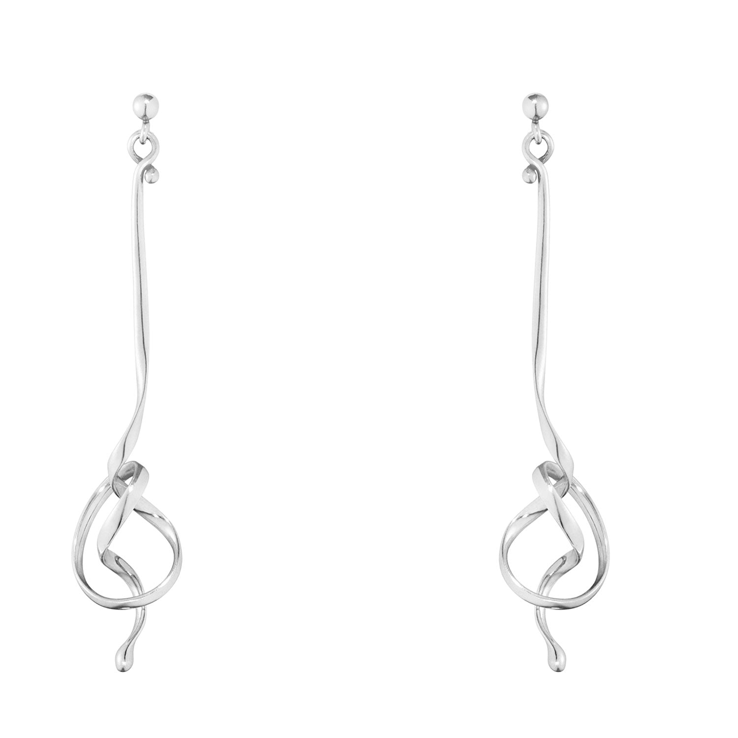 Torun Silver Drop Earrings