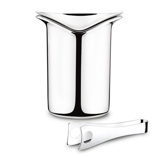 Georg Jensen Wine & Bar Ice Bucket With Tongs - Berry's Jewellers