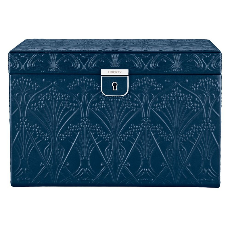 WOLF x Liberty Blue Ianthe Large Jewellery Box