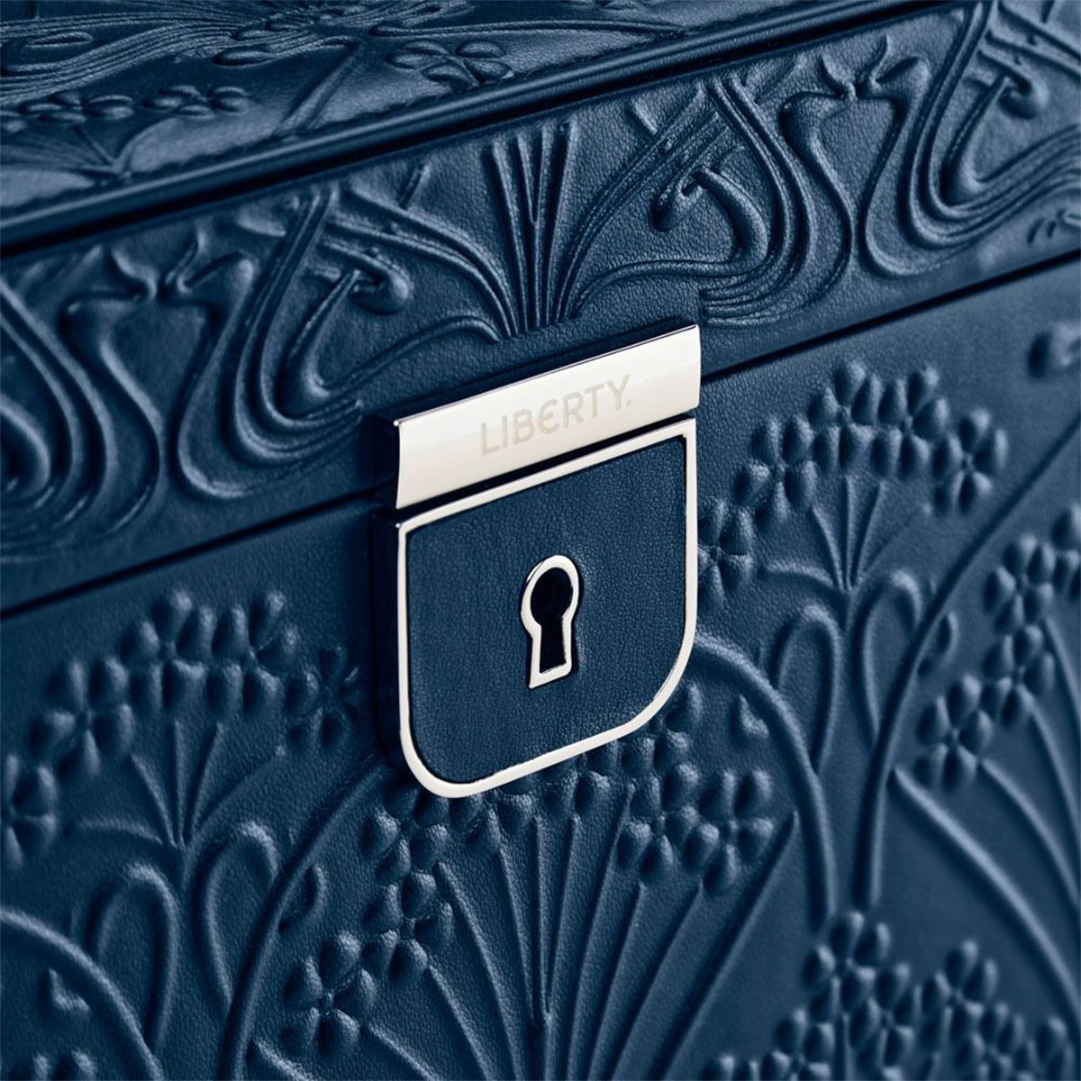 WOLF x Liberty Blue Ianthe Large Jewellery Box