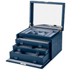 WOLF x Liberty Blue Ianthe Large Jewellery Box