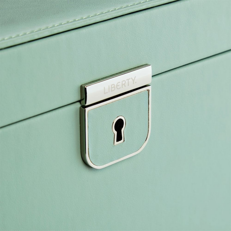 WOLF x Liberty Green Julia Print Large Jewellery Box