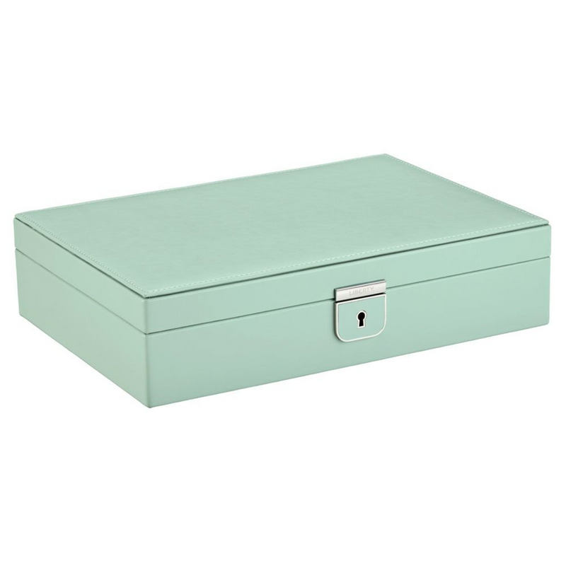 WOLF x Liberty Green Julia Print Medium Jewellery Box