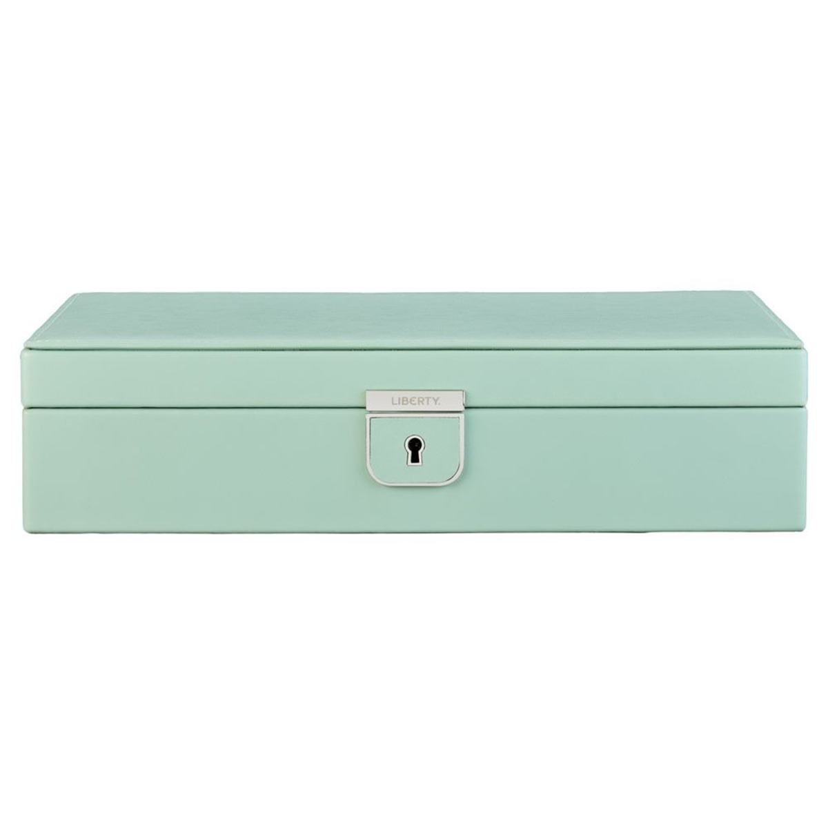 WOLF x Liberty Green Julia Print Medium Jewellery Box