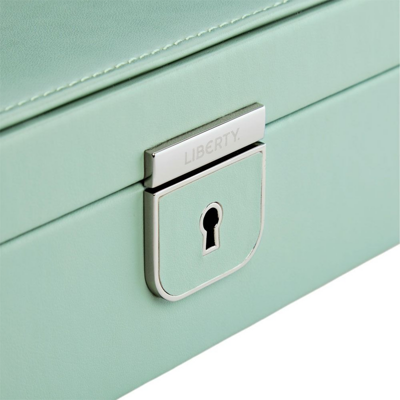 WOLF x Liberty Green Julia Print Medium Jewellery Box