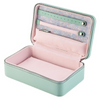 WOLF x Liberty Green Julia Print Medium Zip Jewellery Case
