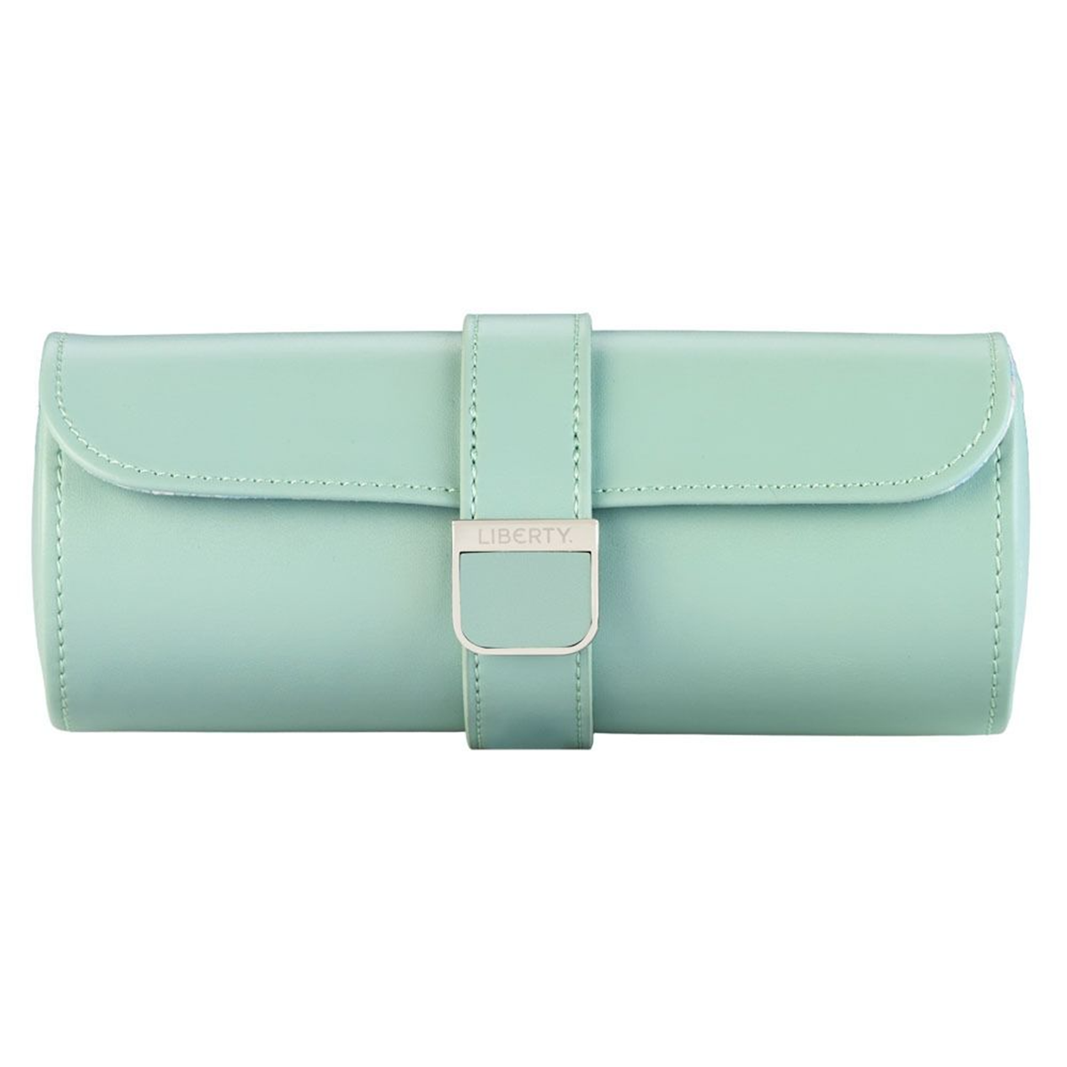 WOLF x Liberty Green Julia Print Triple Watch Roll