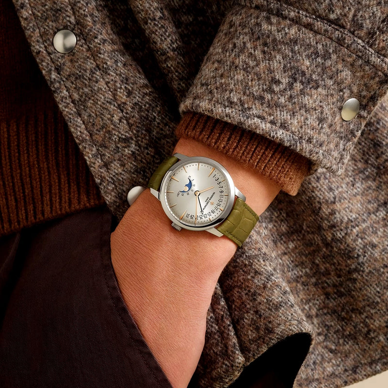 Vacheron Constantin Patrimony Moonphase Retrograde 42.5mm 18ct White Gold Watch - Berry's Jewellers