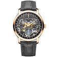 Vacheron Constantin Traditionnelle Complete Calendar Openface 18ct Pink Gold Strap Watch - Berry's Jewellers