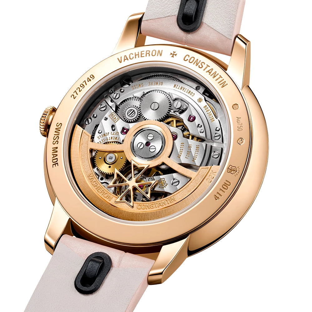 Vacheron Constantin Patrimony Self-Winding 36.5mm 18ct Pink Gold Diamond Set Watch - Berry's Jewellers