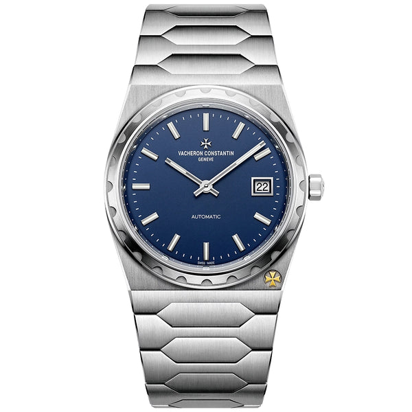 Vacheron Constantin Historiques 222 37mm Steel Blue Dial Mens Automatic Watch - Berry's Jewellers