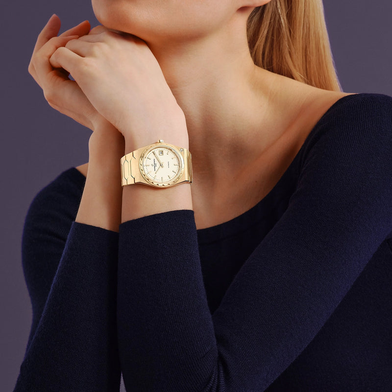 Vacheron Constantin Historiques 222 37mm 18ct Yellow Gold Mens Automatic Watch - Berry's Jewellers