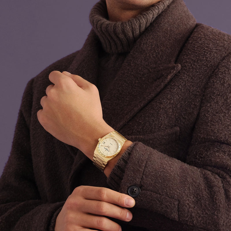 Vacheron Constantin Historiques 222 37mm 18ct Yellow Gold Mens Automatic Watch - Berry's Jewellers