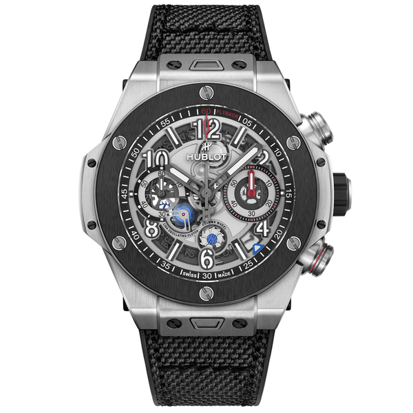 Hublot Big Bang Reloaded 44mm Titanium Ceramic Skeleton Dial Watch - Berry's Jewellers
