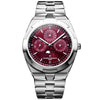 Vacheron Constantin Overseas Perpetual Calendar 41.5mm 18ct White Gold Burgundy Dial Watch - Berry's Jewellers