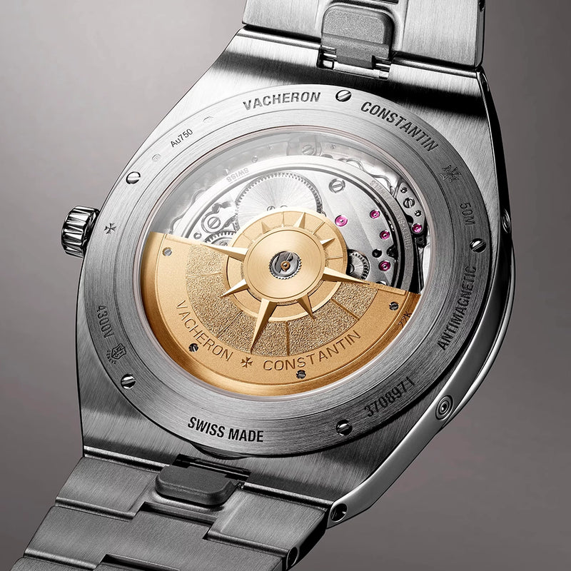 Vacheron Constantin Overseas Perpetual Calendar 41.5mm 18ct White Gold Burgundy Dial Watch - Berry's Jewellers