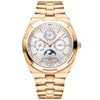 Vacheron Constantin Overseas Perpetual Calendar Ultra-Thin Silver Dial 18ct Pink Gold Watch - Berry's Jewellers