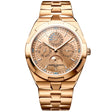 Vacheron Constantin Overseas Perpetual Calendar Ultra-Thin 41.5mm 18ct Pink Gold Watch - Berry's Jewellers