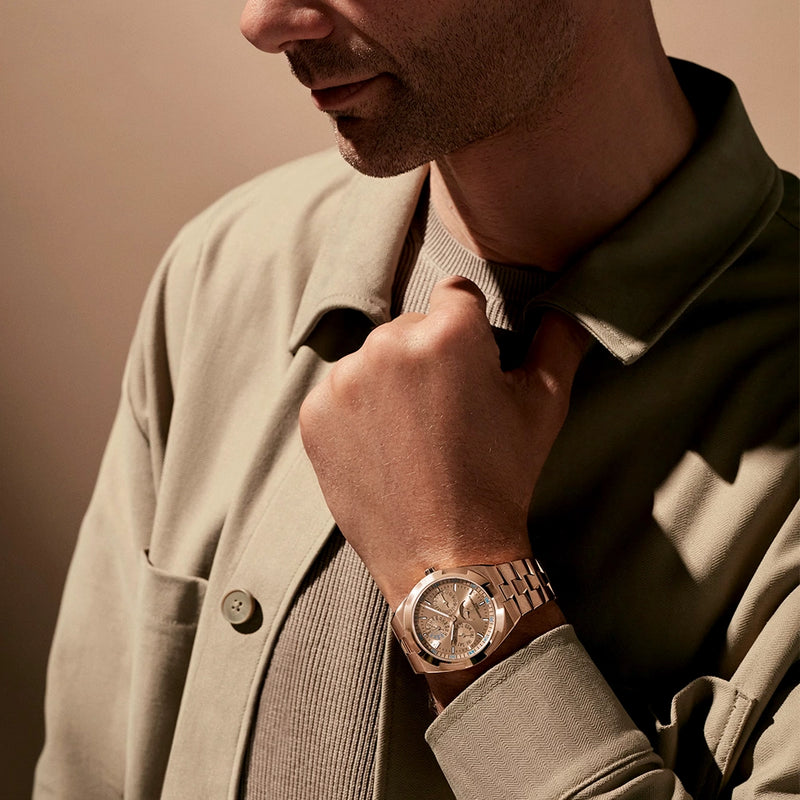 Vacheron Constantin Overseas Perpetual Calendar Ultra-Thin 41.5mm 18ct Pink Gold Watch - Berry's Jewellers