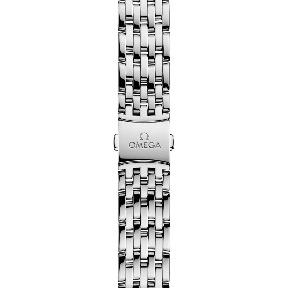 OMEGA De Ville Prestige 34mm White Mother of Pearl Dial Ladies Bracelet Watch - Berry's Jewellers