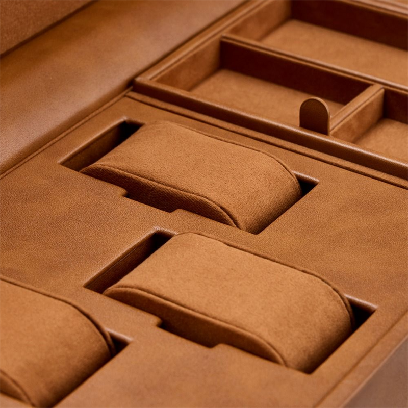 Brogue Triple Watch Winder With Storage