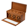 Brogue Triple Watch Winder With Storage