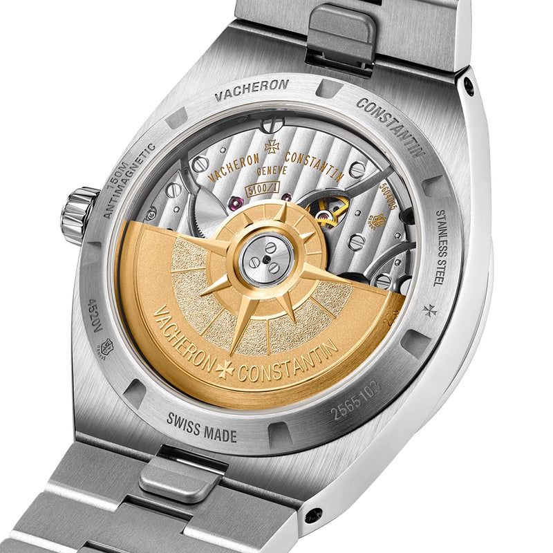 Vacheron Constantin Overseas Self-Winding 41mm Steel Blue Dial Mens Bracelet Watch - Berry's Jewellers