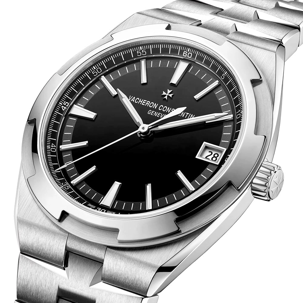 Vacheron Constantin Overseas Self-Winding 41mm Steel Black Dial Automatic Menss Watch - Berry's Jewellers