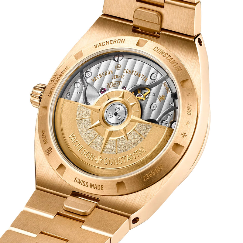 Vacheron Constantin Overseas Self-Winding 18ct Pink Gold Green Dial Automatic Men's Watch - Berry's Jewellers