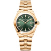 Vacheron Constantin Overseas Self-Winding 34.5mm 18ct Pink Gold Green Dial Ladies Watch - Berry's Jewellers
