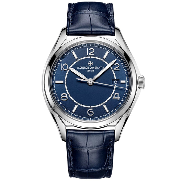 Vacheron Constantin Fiftysix Self-Winding 40mm Petrol Blue Dial Mens Strap Watch - Berry's Jewellers