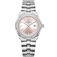 Vacheron Constantin Overseas Self-Winding 35mm Sunburst Pink Dial Ladies Bracelet Watch - Berry's Jewellers