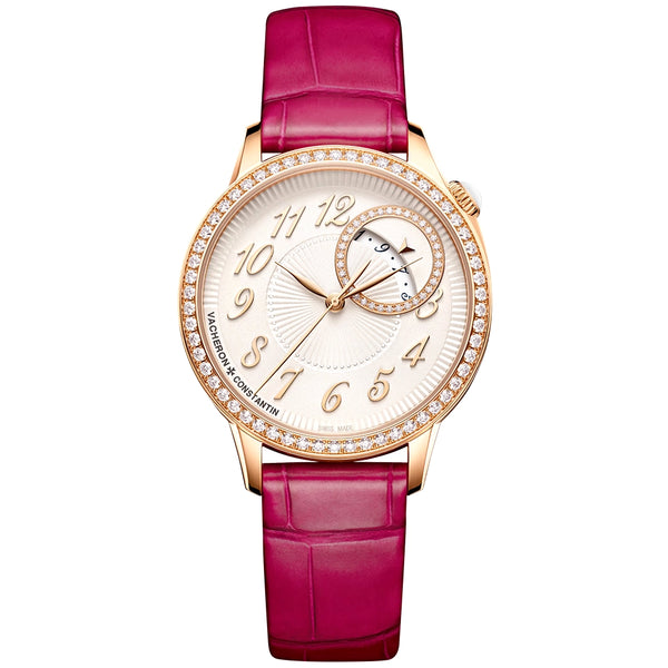 Vacheron Constantin Egerie Self-Winding 18ct Pink Gold Diamond Set Ladies Strap Watch - Berry's Jewellers