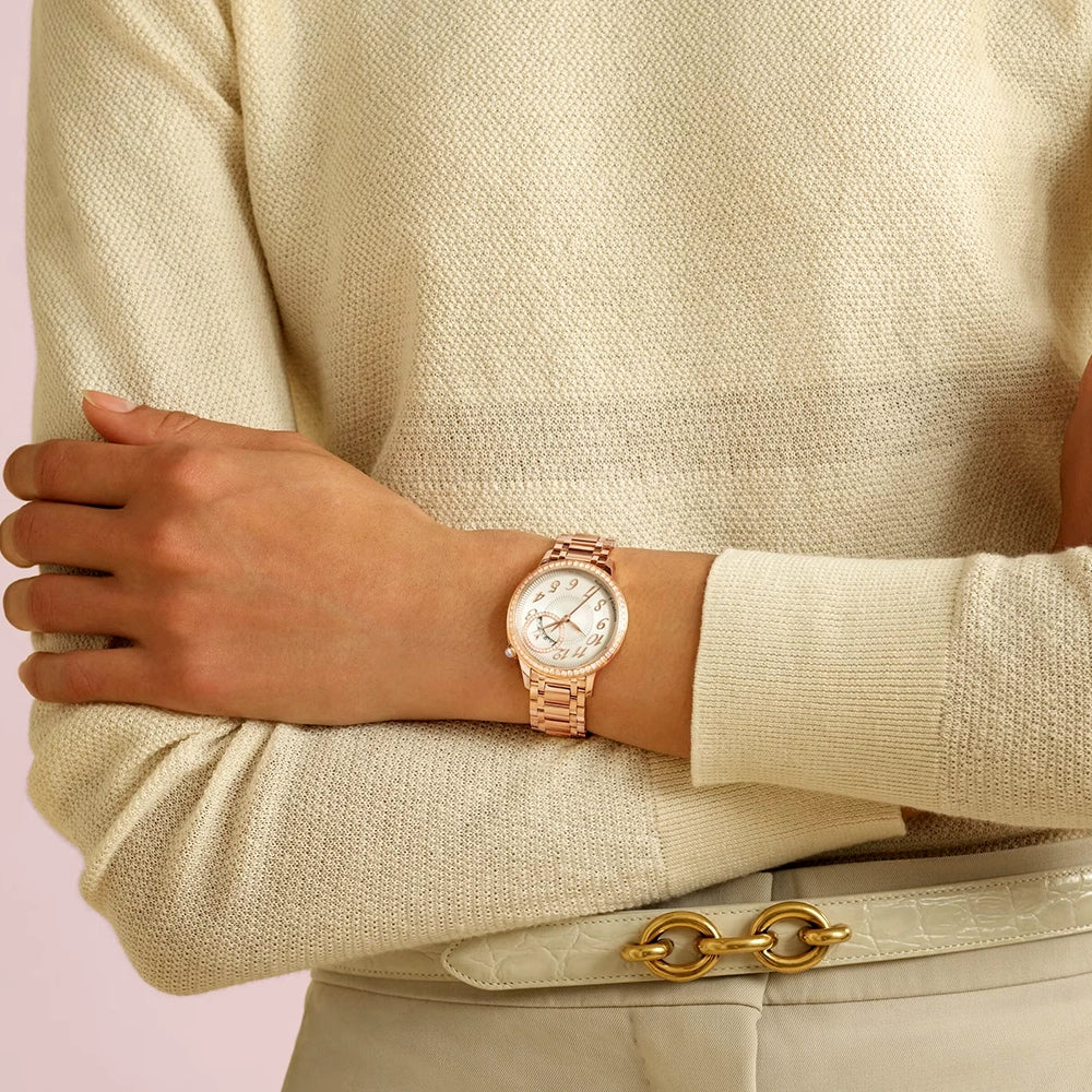 Vacheron Constantin Egerie Self-Winding 18ct Pink Gold Diamond Set Ladies Bracelet Watch - Berry's Jewellers