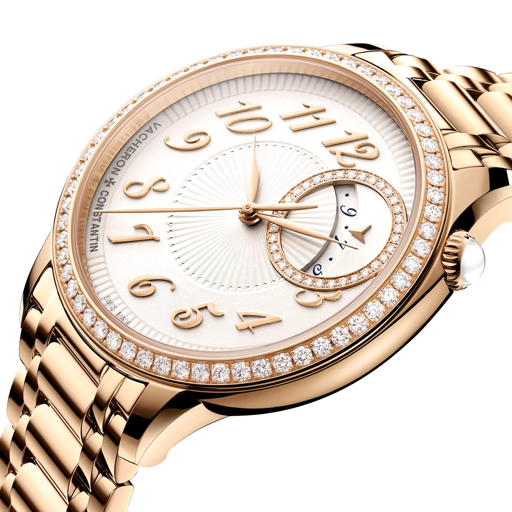Vacheron Constantin Egerie Self-Winding 18ct Pink Gold Diamond Set Ladies Bracelet Watch - Berry's Jewellers