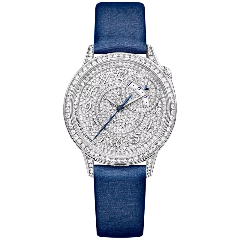 Vacheron Constantin Egerie Self-Winding 18ct White Gold Diamond Set Ladies Strap Watch - Berry's Jewellers