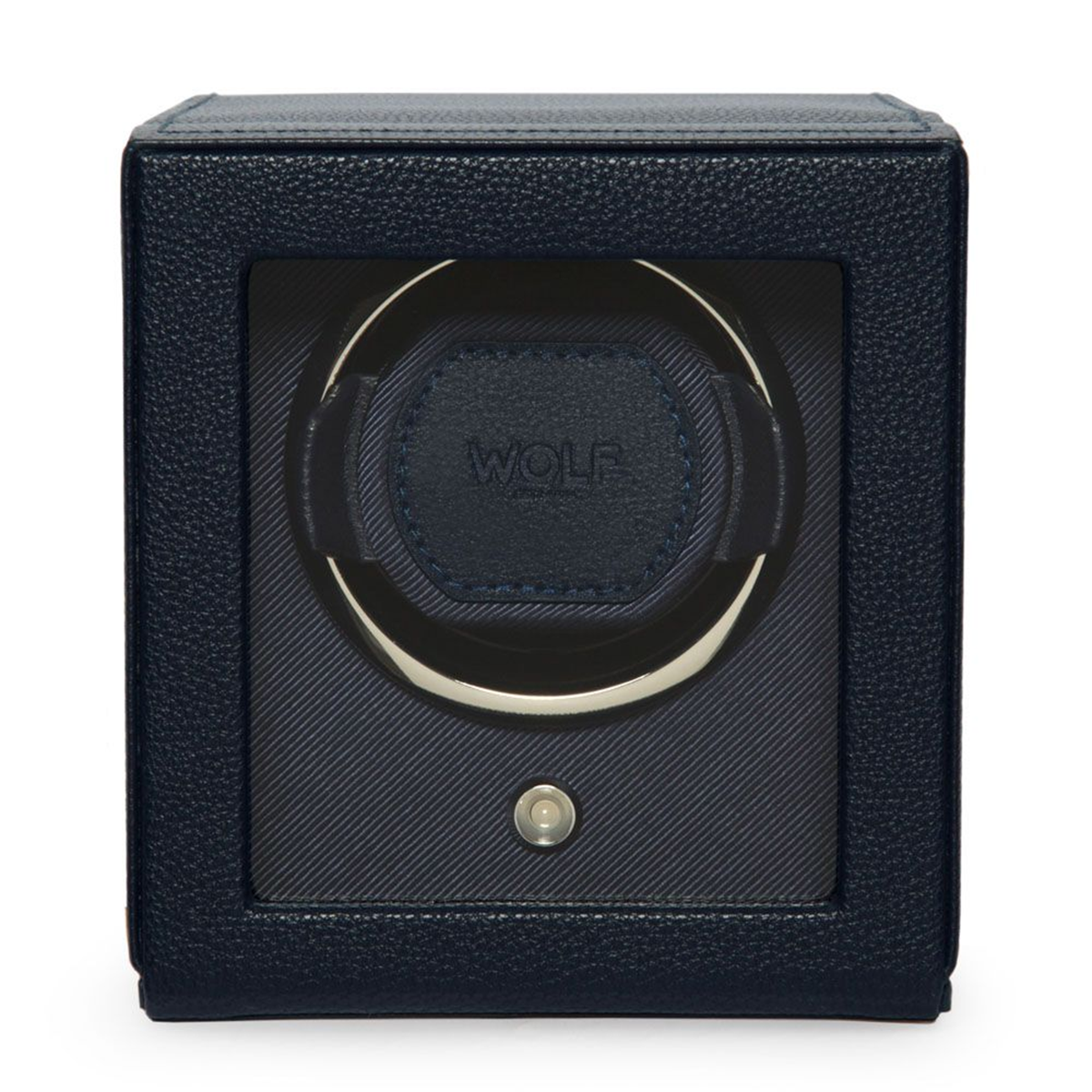 Cub Navy Single Watch Winder With Cover